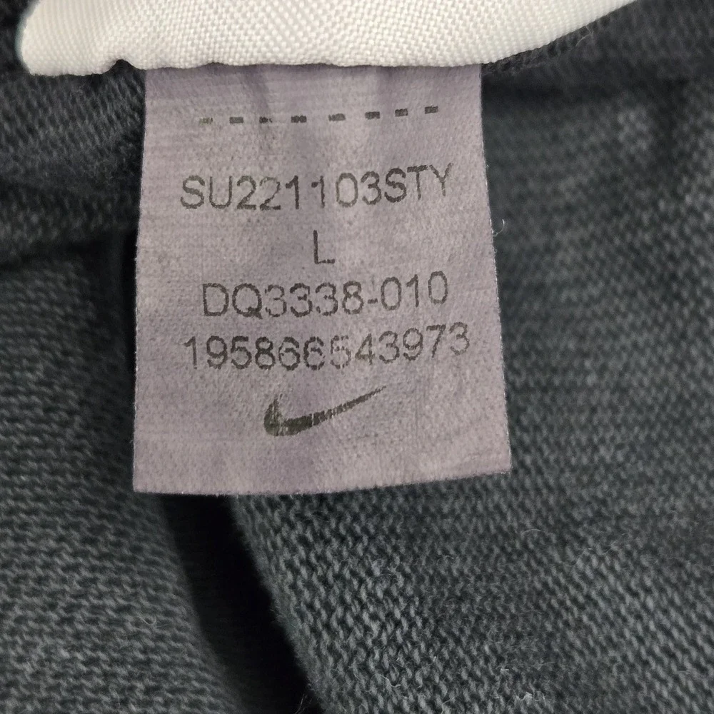 Nike Women Hoodie‎ L Gray Oversized Phoenix Mini Center Swoosh Logo